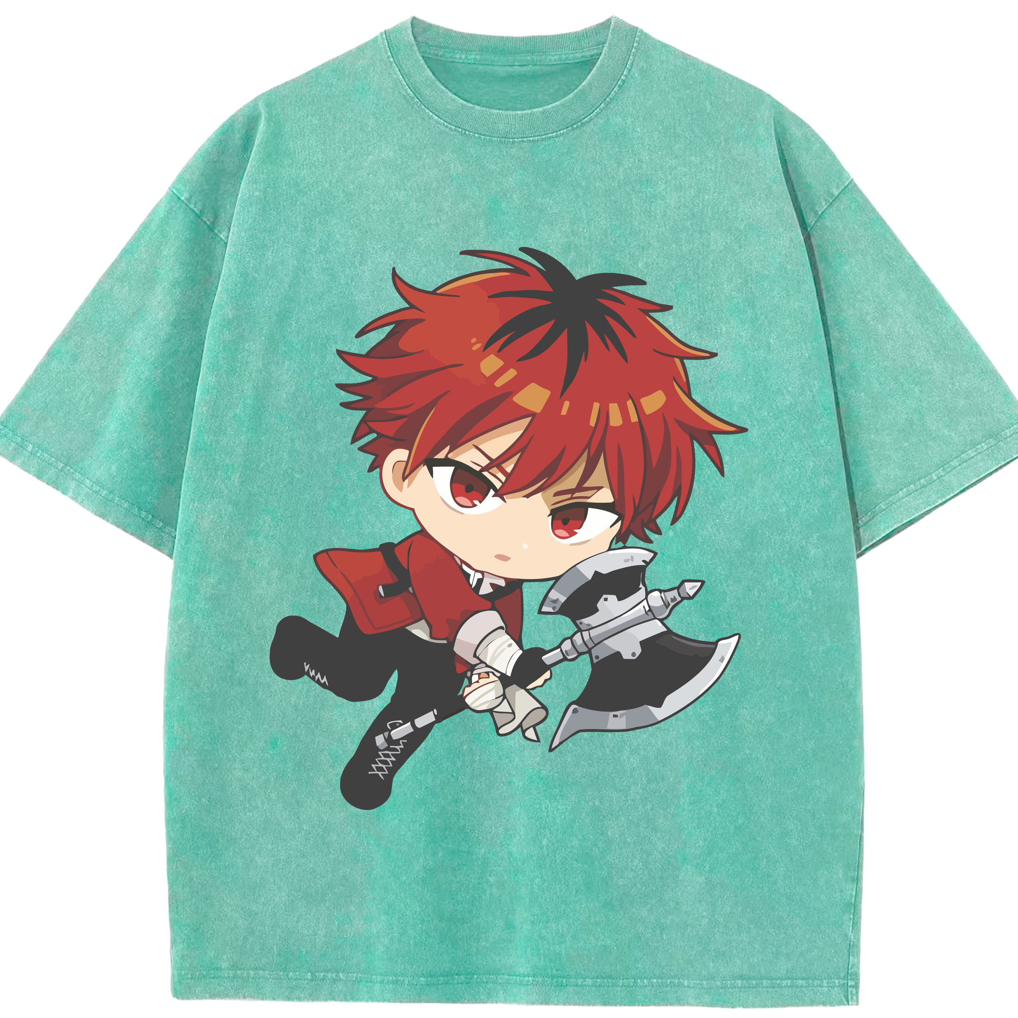 （画像用） 葬送のフリーレン Frieren 綿100% ヴィンテージ風 半袖Tシャツ（フロントプリント）